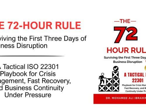 The 72-Hour Rule: Surviving the First Three Days of Business Disruption – A Tactical ISO 22301 Playbook for Crisis Management, Fast Recovery, and Business Continuity Under Pressure